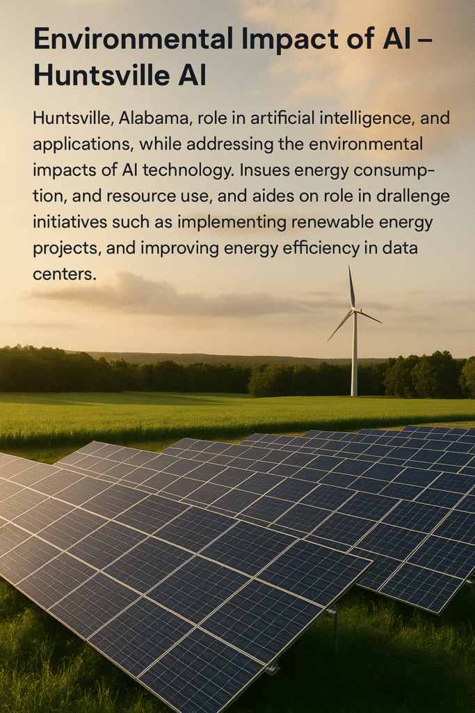 Environmental Impact of AI – Huntsville AI